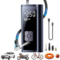 Compresor de aire portátil para neumáticos de coche, bomba de aire rápida, inflador de neumáticos, bomba de aire de presión precisa para motocicleta, bicicleta, bola