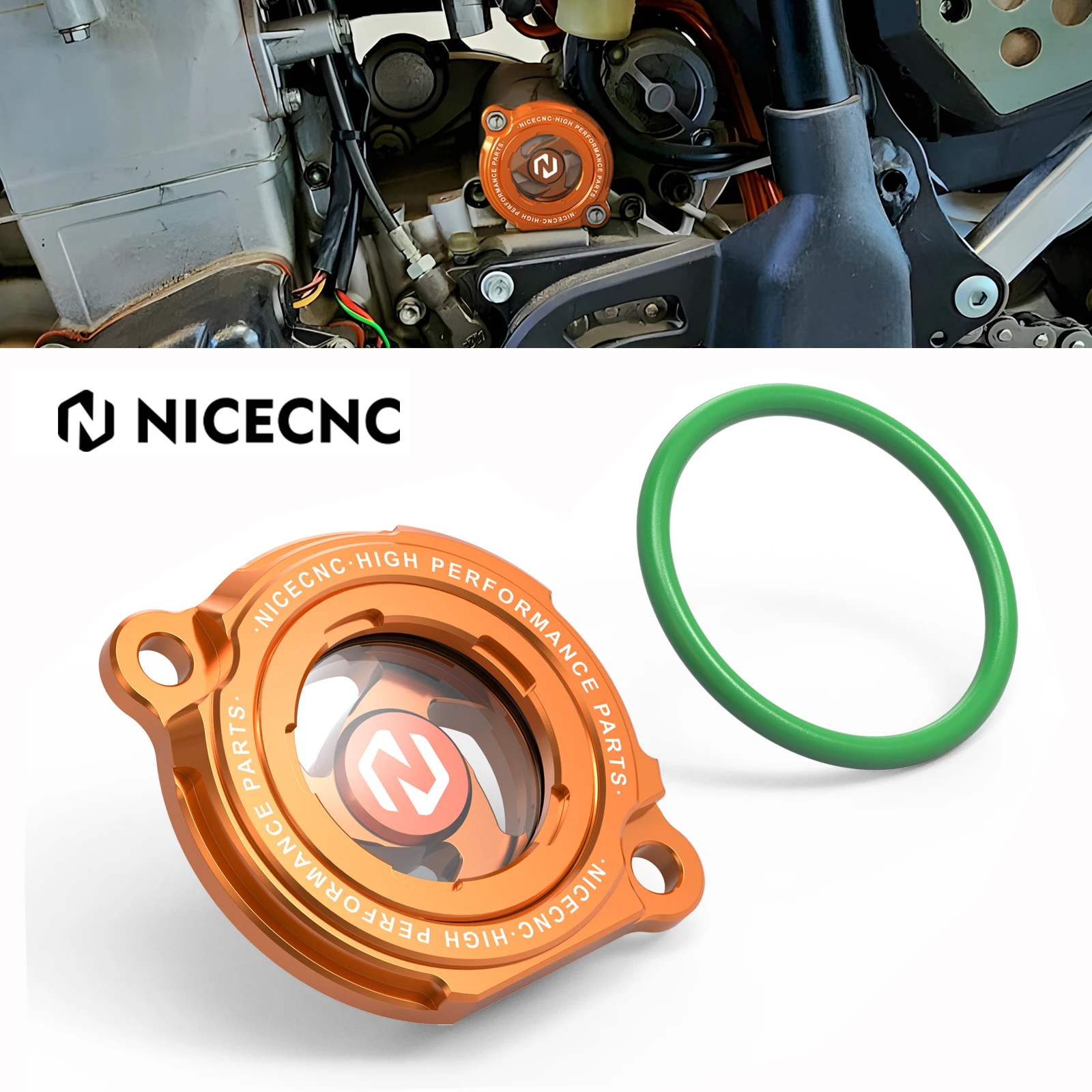 

For KTM EXC 250 SX-F 250 EXC SX SXF EXC-F XC XCF XCF-W MXC SMR 250 400 450 520 525 540 SMC SXC 625 Engine Oil Filter Cap Cover