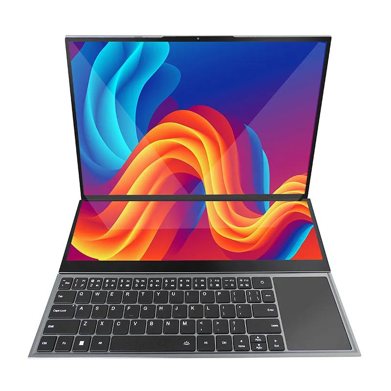 

New 16 Inch and 14 Inch Dual Display Win 11 Pro 16GB+1TB Intel Octo Core N-ONE Nbook Fly Laptop