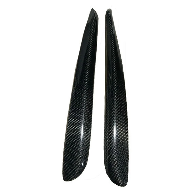 

1 Pair Eyelids Eyebrows Lids Headlight Trim Cover Car Accessories Real Carbon Fiber For VW Golf 6 GTI R MK6 2009-2012