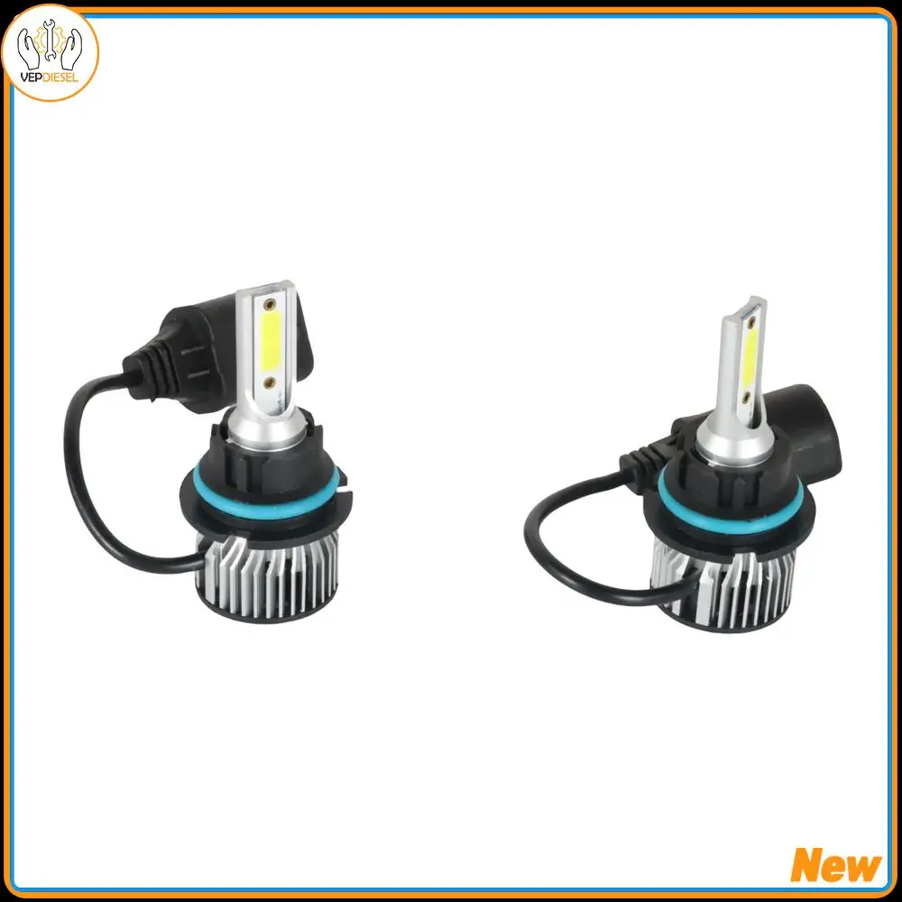 

2pcs 9004/HB1 LED Headlight Conversion Kit 24W 6000LM 6500K Super White Lights New