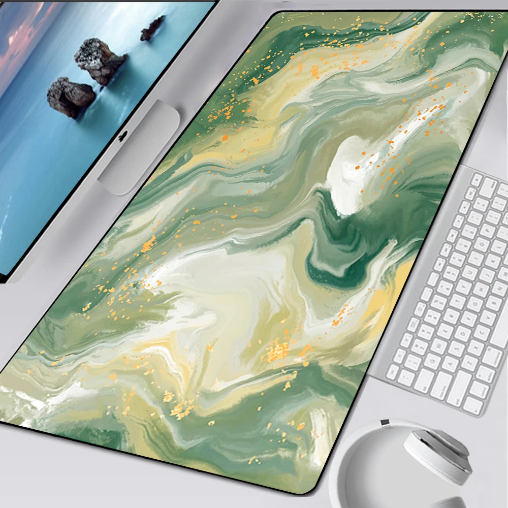 Ink Marble Large Gaming Mouse Pad Computer Mousepad PC Gamer Mouse Mat Laptop Mausepad XXL Mouse Carpet Keyboard Mat Desk Pad