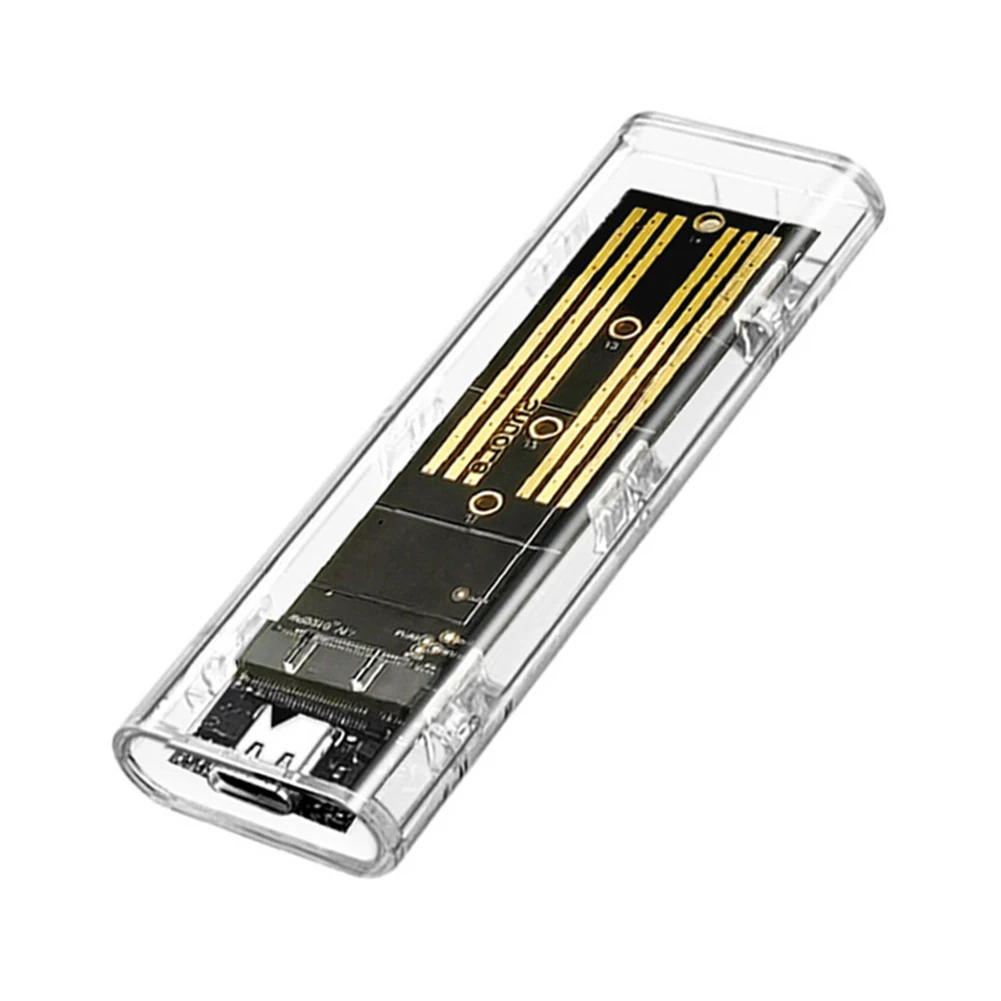 Caja SSD externa M.2 NVME NGFF, carcasa de unidad de estado sólido USB3.1, 10Gbps, PCIe, caja SSD M2 móvil NGFF SATA para tableta y portátil
