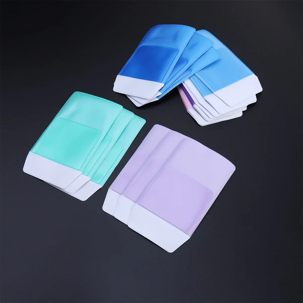 12Pcs Lightweight Inserted Pen Bag -Style Pen Pouch Easy-to-Clean Fall-Proof Design Holds Pens Pencils Erasers Ideal Gift