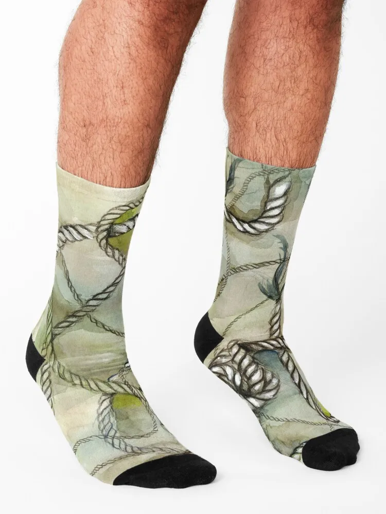 ROPES Socks anime retro Lots Non-slip Socks Men's Women's