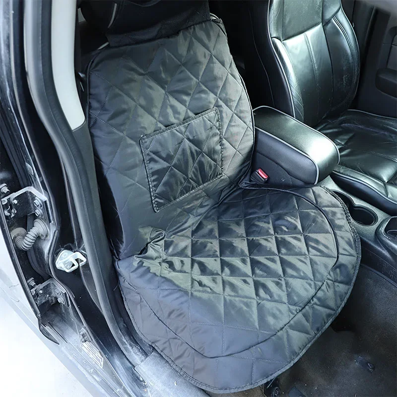 

For Hummer H3 2005-2009 Black Car Co-pilot Seat Cover Waterproof Pet Mat Interior Car Accessories
