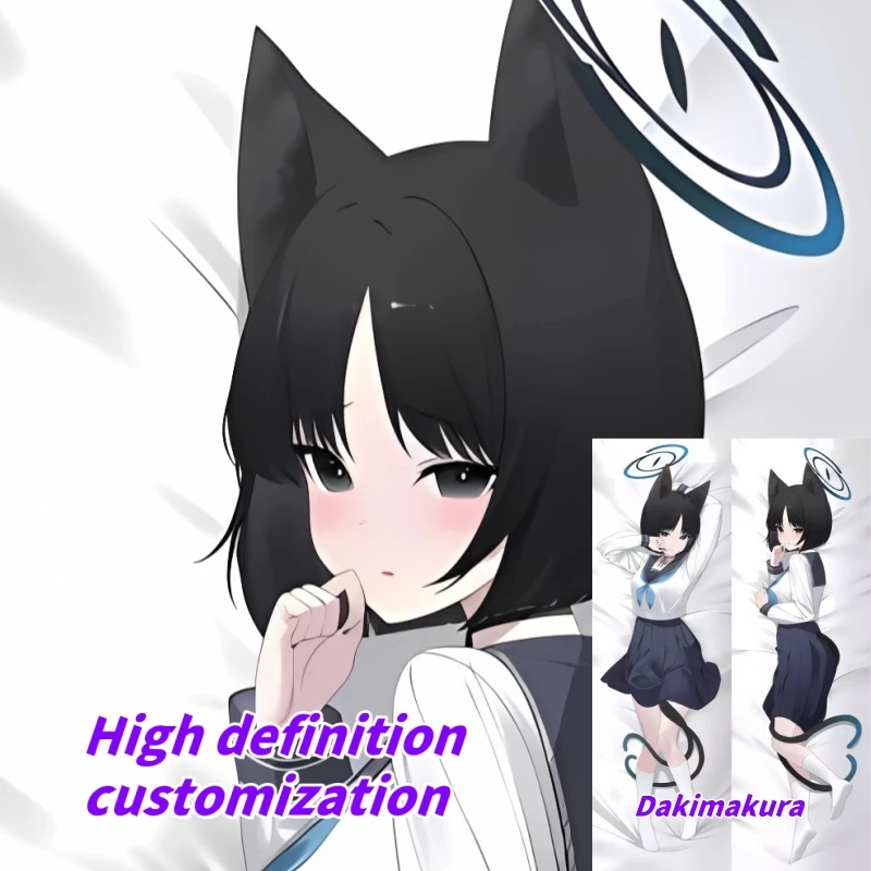 Dakimakura Anime Pillow Case Blue Archive Kikyou Double-sided Print Of Life-size Body Pillowcase Gifts Can be Customized