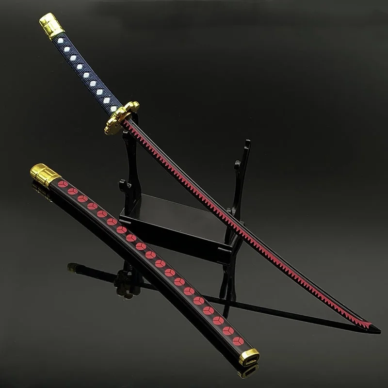 26 centimetri Roronoa Zoro Katana Spada di Metallo Giocattolo Anime Cosplay Collezione di Coltelli Giapponese Ninja Samurai Katana Arma Modello