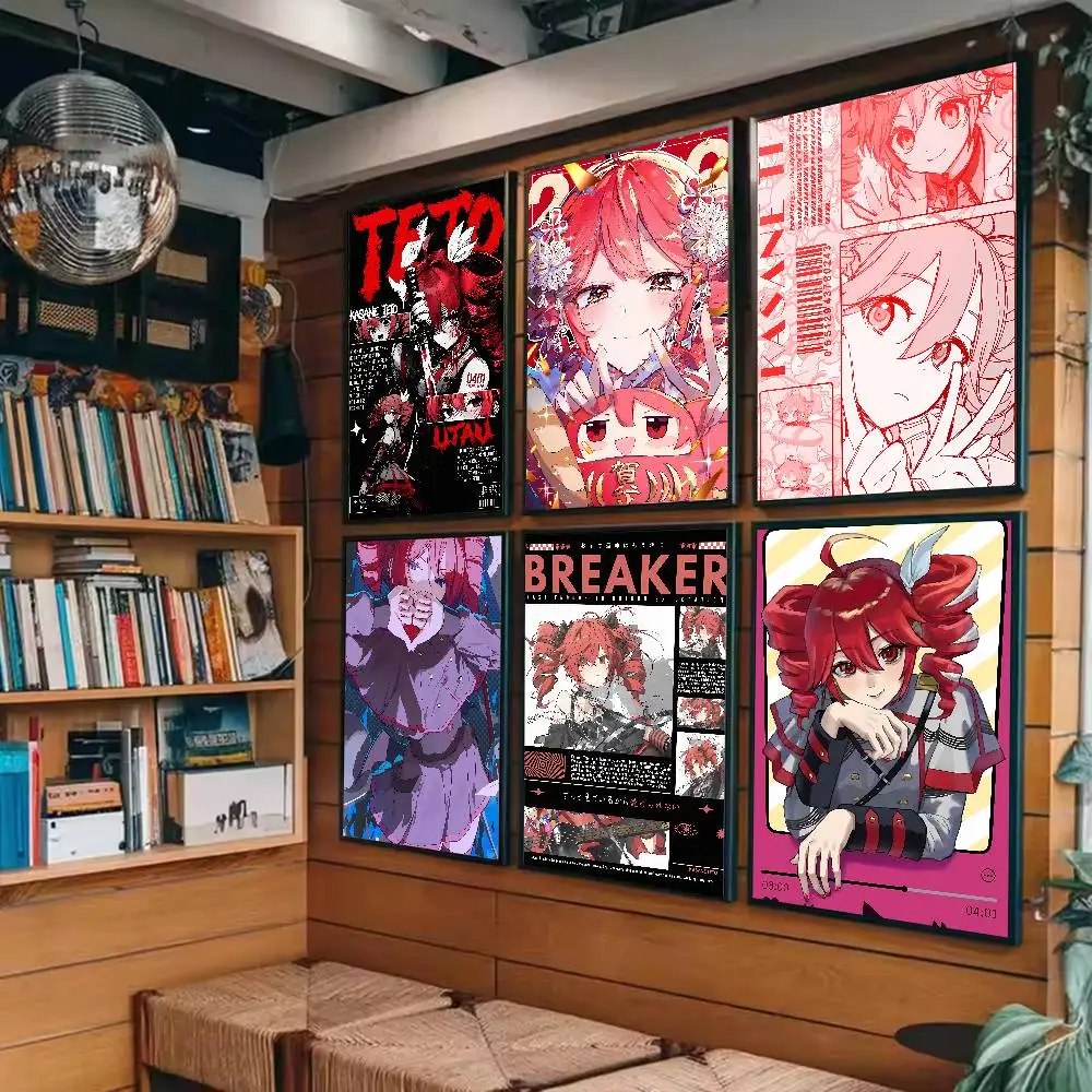 Fashion Hot Kawaii K-Kasane Cute T-Teto Character Art Poster Home Room Wall Decor Gift