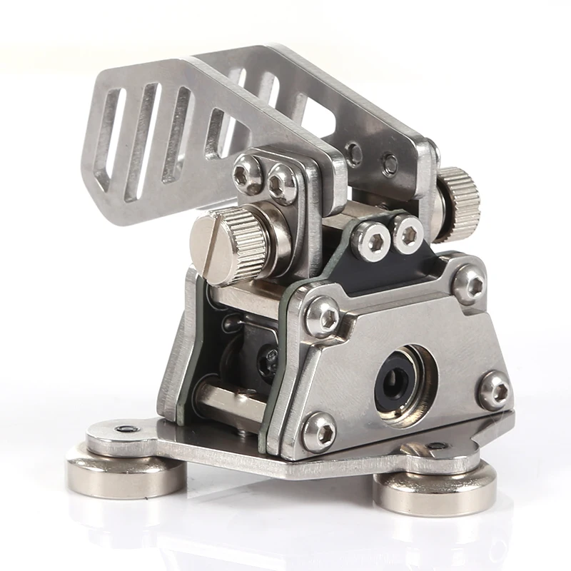 2nd Generation Dual-Paddle Morse Key Stainless Steel Automatic CW Key With Magnetic Base
