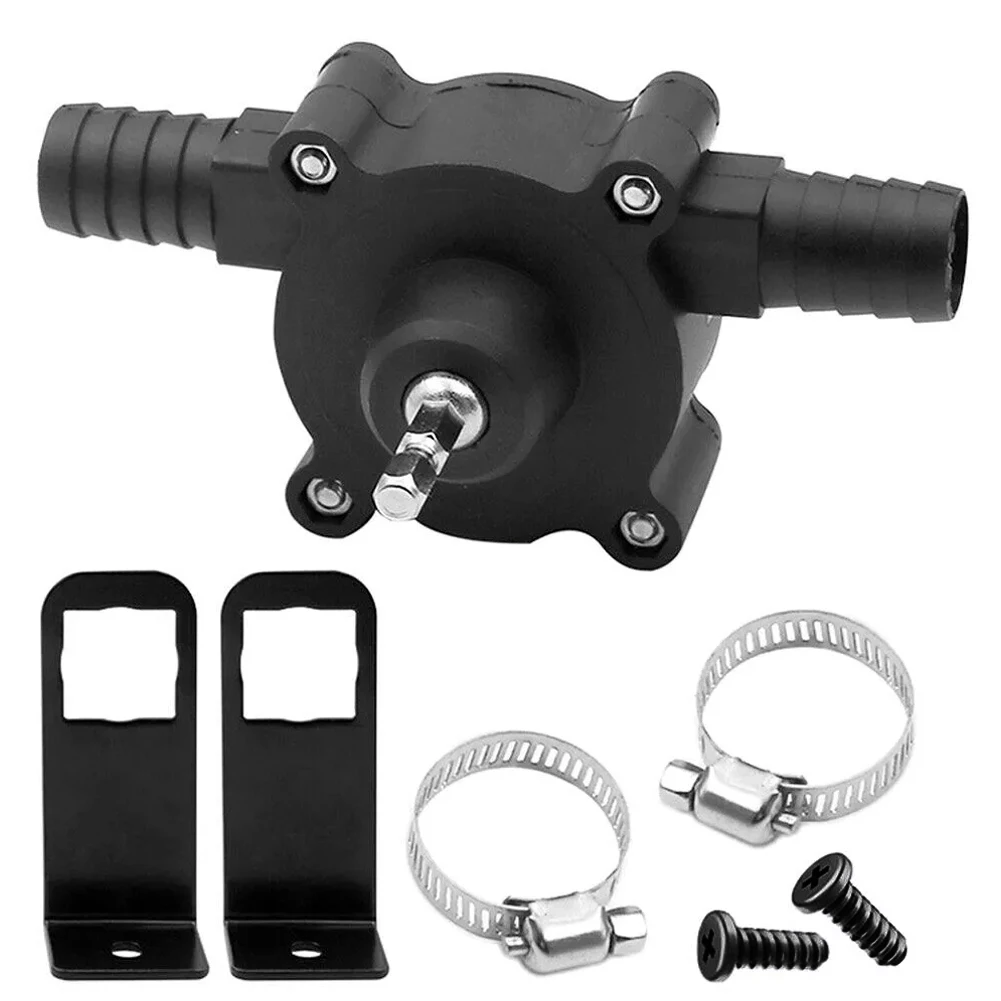 Mini Electric Drill Pump Diesel Oil Water Hand Self-priming Transfer Pumps Fast Mini Hand Self-priming Liquid Transfer Pumps