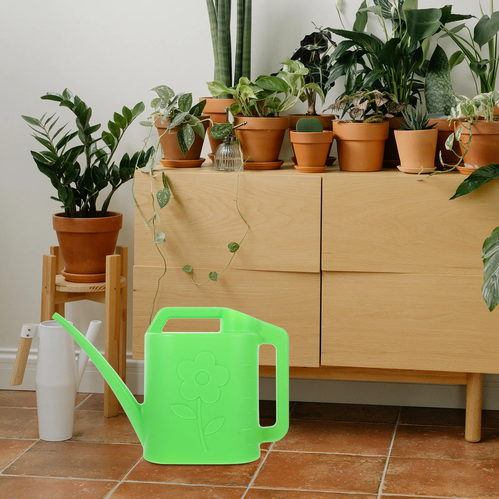 Plastic Household Watering Can Gardening Kettle Tool Long Spout Durable Indoor Outdoor Watering Pot Garden Planting Tool