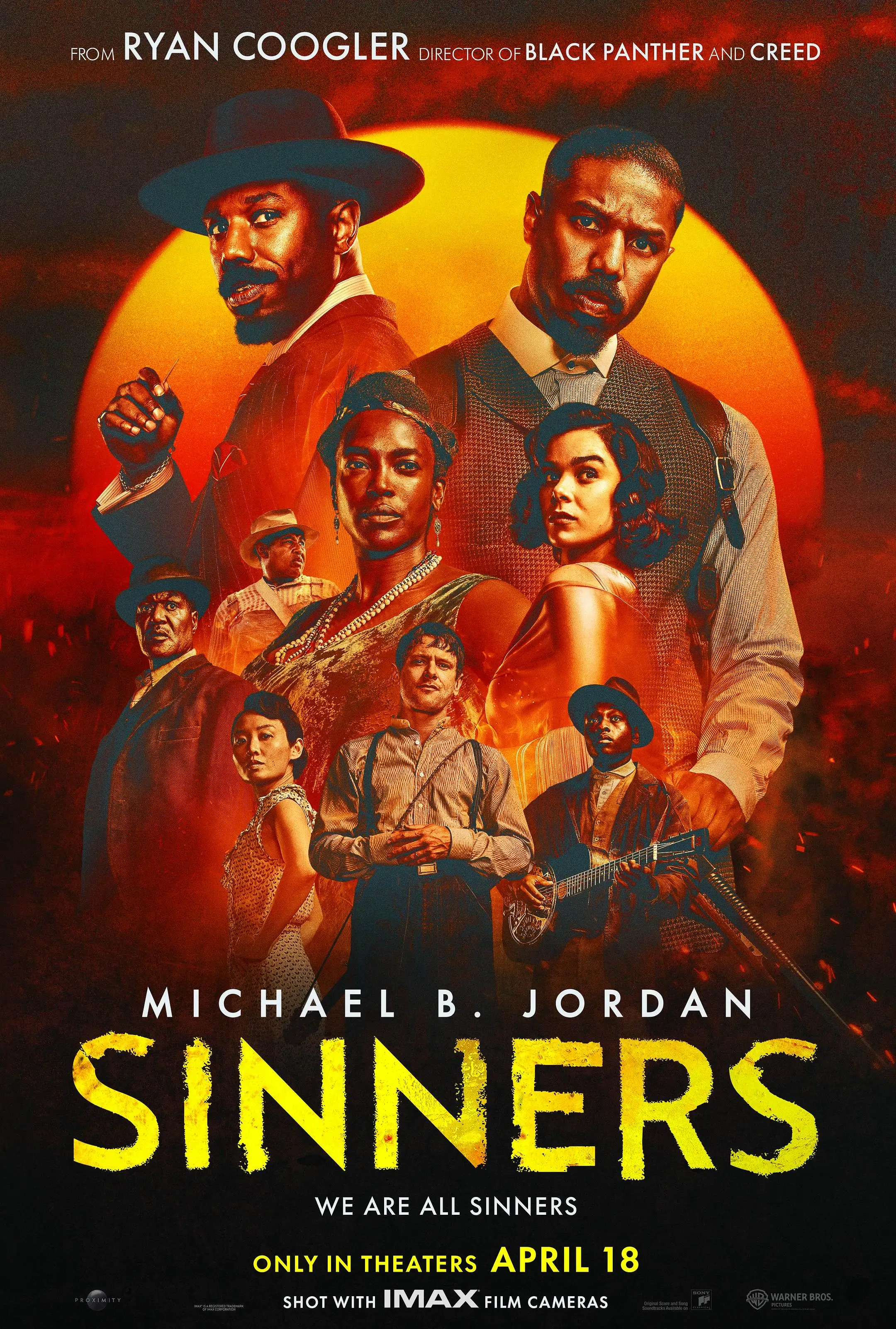 Movie Sinners 2025 Art SILK POSTER Wall Art Home Decoratief schilderij