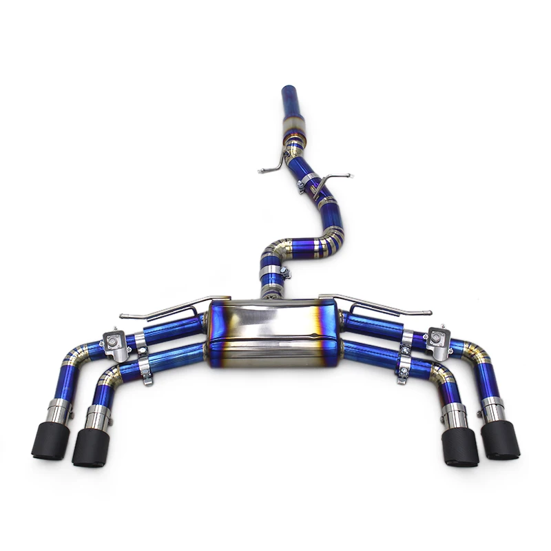 Yooking Performance Titanium Catback Exhaust For VW GOLF MK8 8R 2.0T 2020-2024 Valve Exhaust Muffler Car Exhaust System