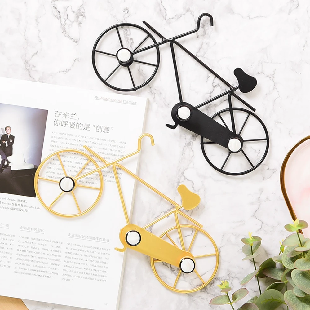 Iron Nordic Ornaments Coat Hat Storage Wall Hanging Bicycle Display Creative Hook Wall Decor Key Holder Storage Rack