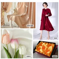 0.5m/1m/2m Satin Fabric Lining Soft and Shiny Silk-Like Material,for Clothing and Lining, Garments, DIY Craft, and Gift Wrapping 6