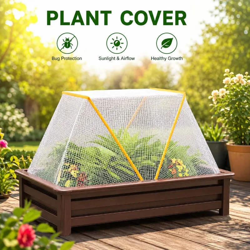 Outdoor Anti-Freezing Plastic Insulation Cover Durable Flexible Insect-Proof Bird Anti-Aging Cover Thick Reusable Sowing Cover