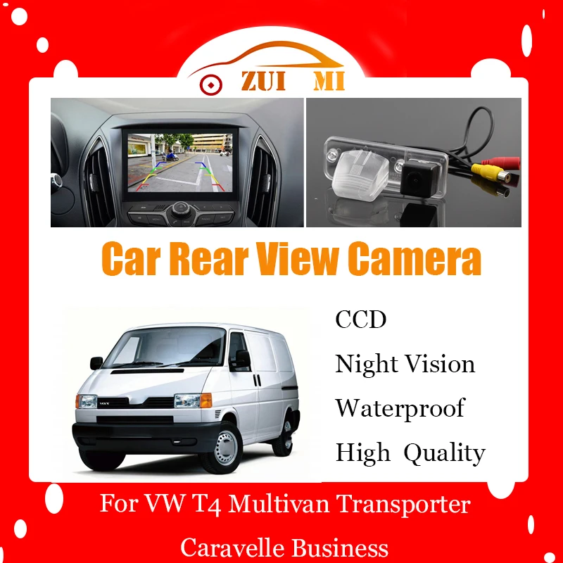 Car Reverse Rear View Camera For VW T4 Multivan Transporter Caravelle Business CCD Full HD Night Vision Backup Parking Camera