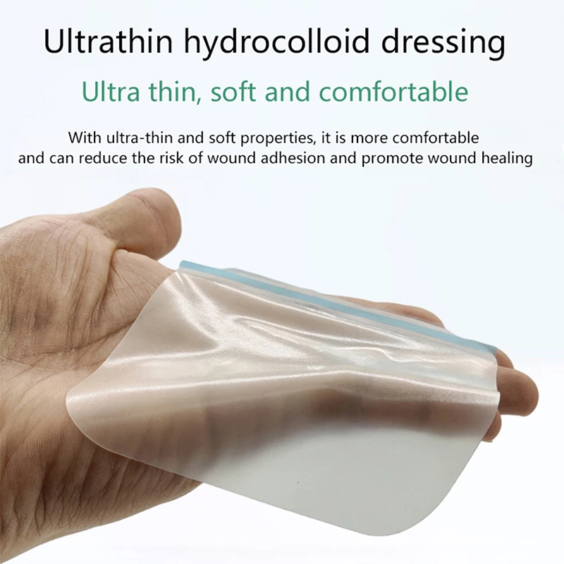 Ultra Thin Hydrocolloid Adhesive Dressing Wound Dressing Thin Healing Transparent Pad  Breathable Waterproof Patches