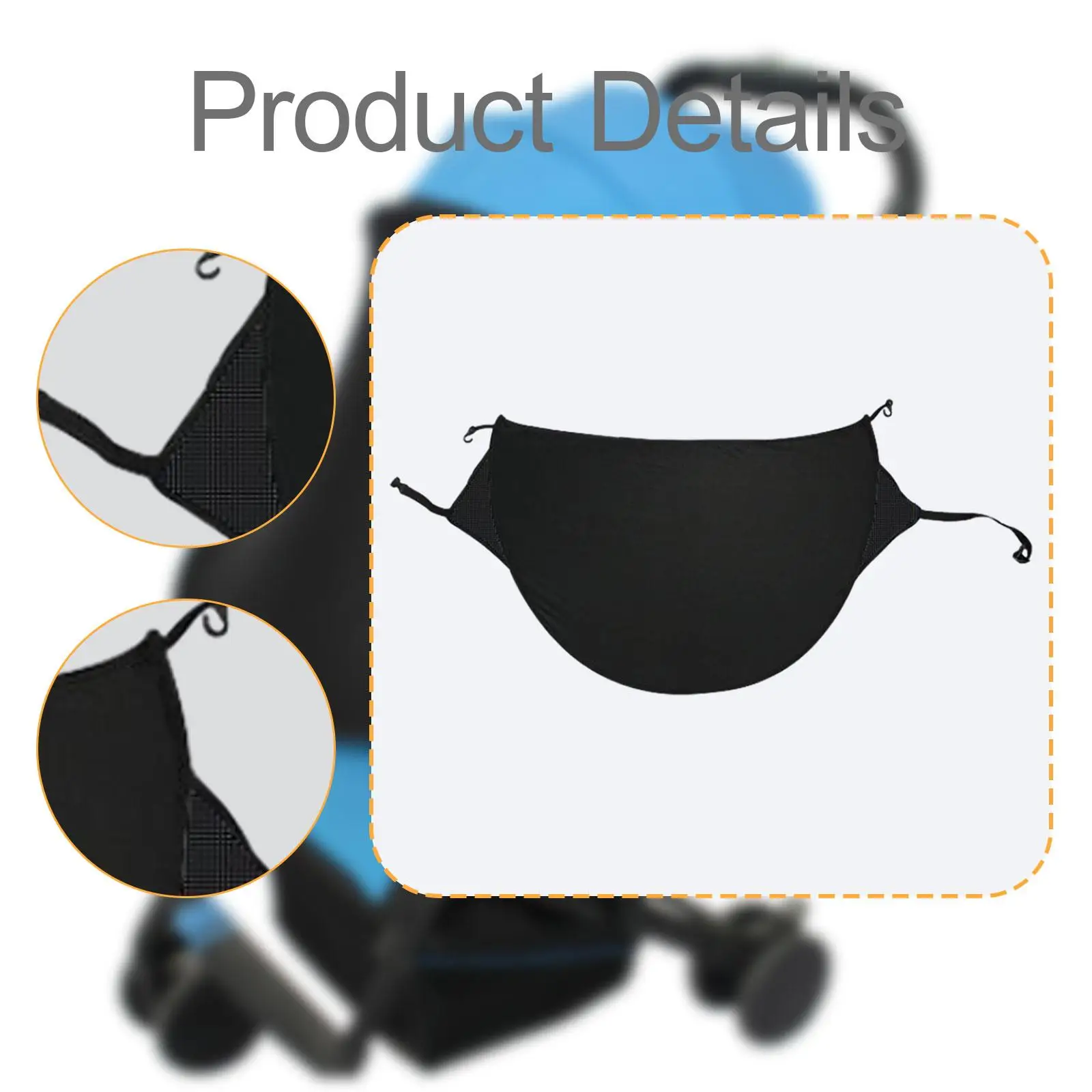 Baby Parasol for Outdoor Activities Pushchair Canopy Sunporoof Cover