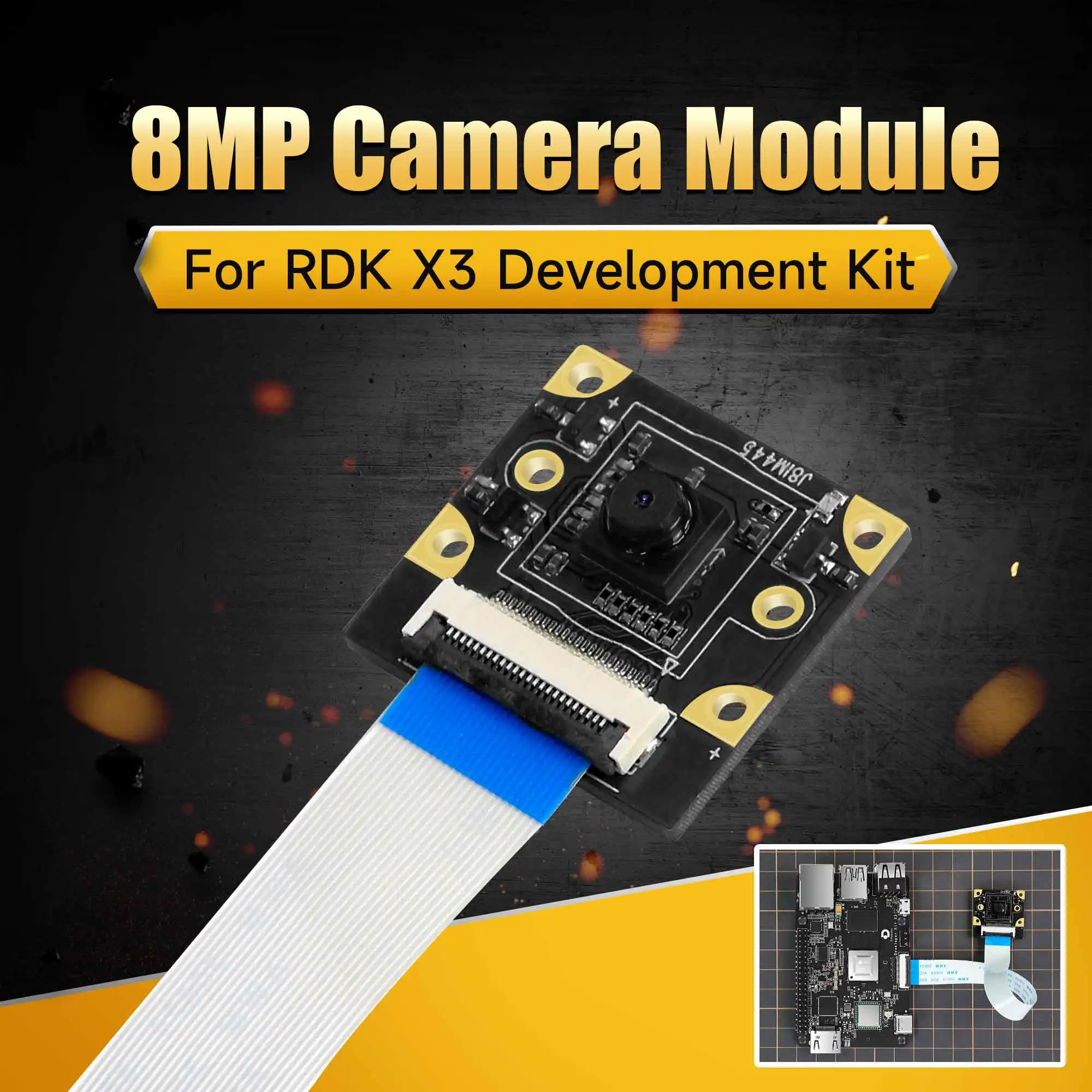 RDK X3 HD Dedicated AI Camera CSI Interface IMX219 Module add Acrylic Case Holder for Robot Development Board Electronic Project