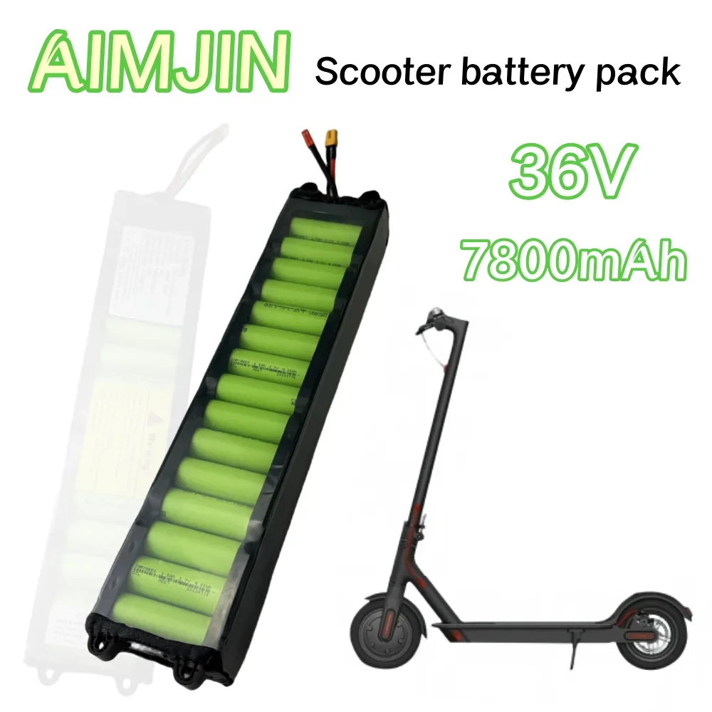 18650 36V 7800mAh For Xiaomi M365 Electric Scooter Li-ion Battery Pack,  Long-Lasting Range，Without communication