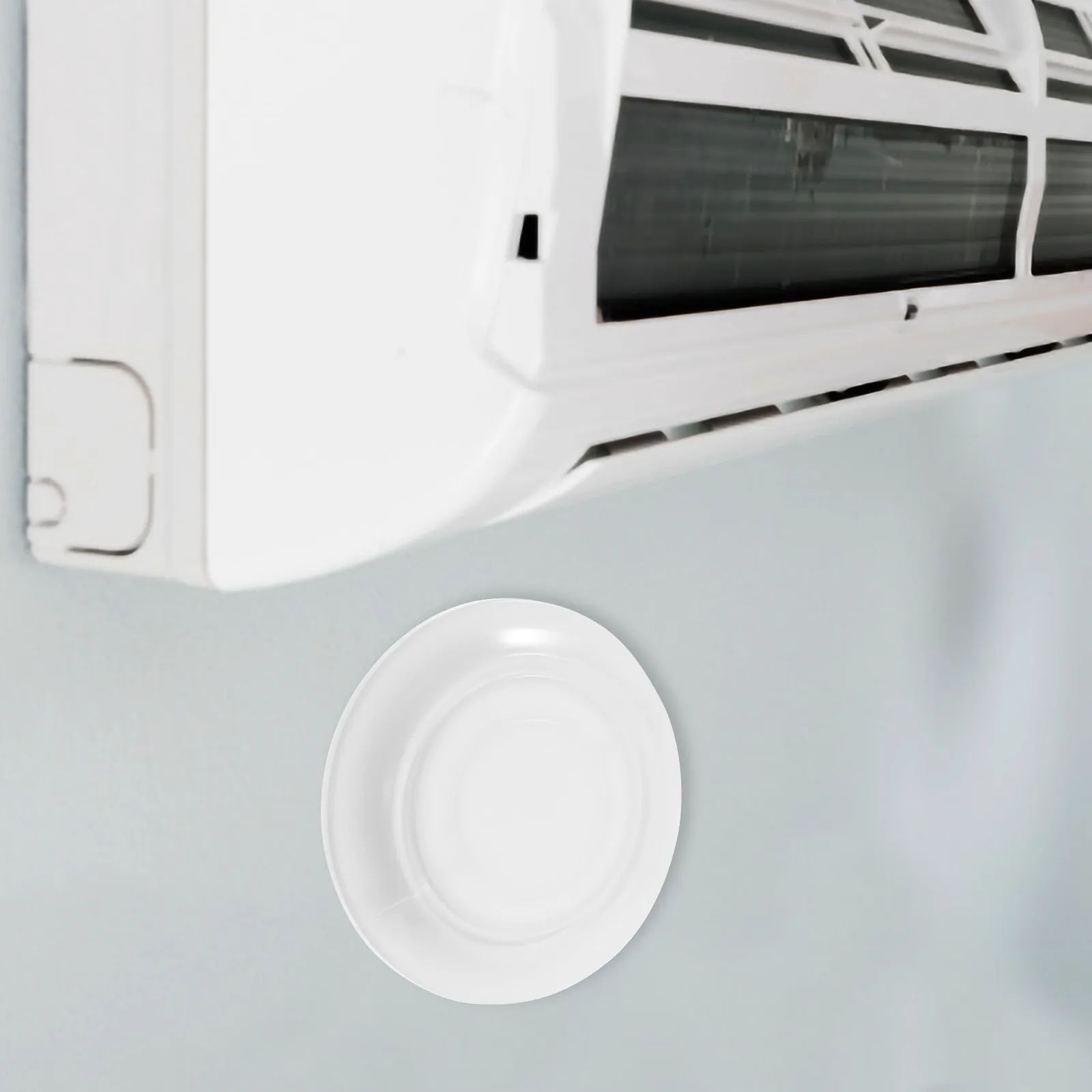 5Pcs Air Conditioner Hole Covers Plastic Wall Reserved Hole Plugs Decorative Round Cover Plate Accessories Plastic Covers for