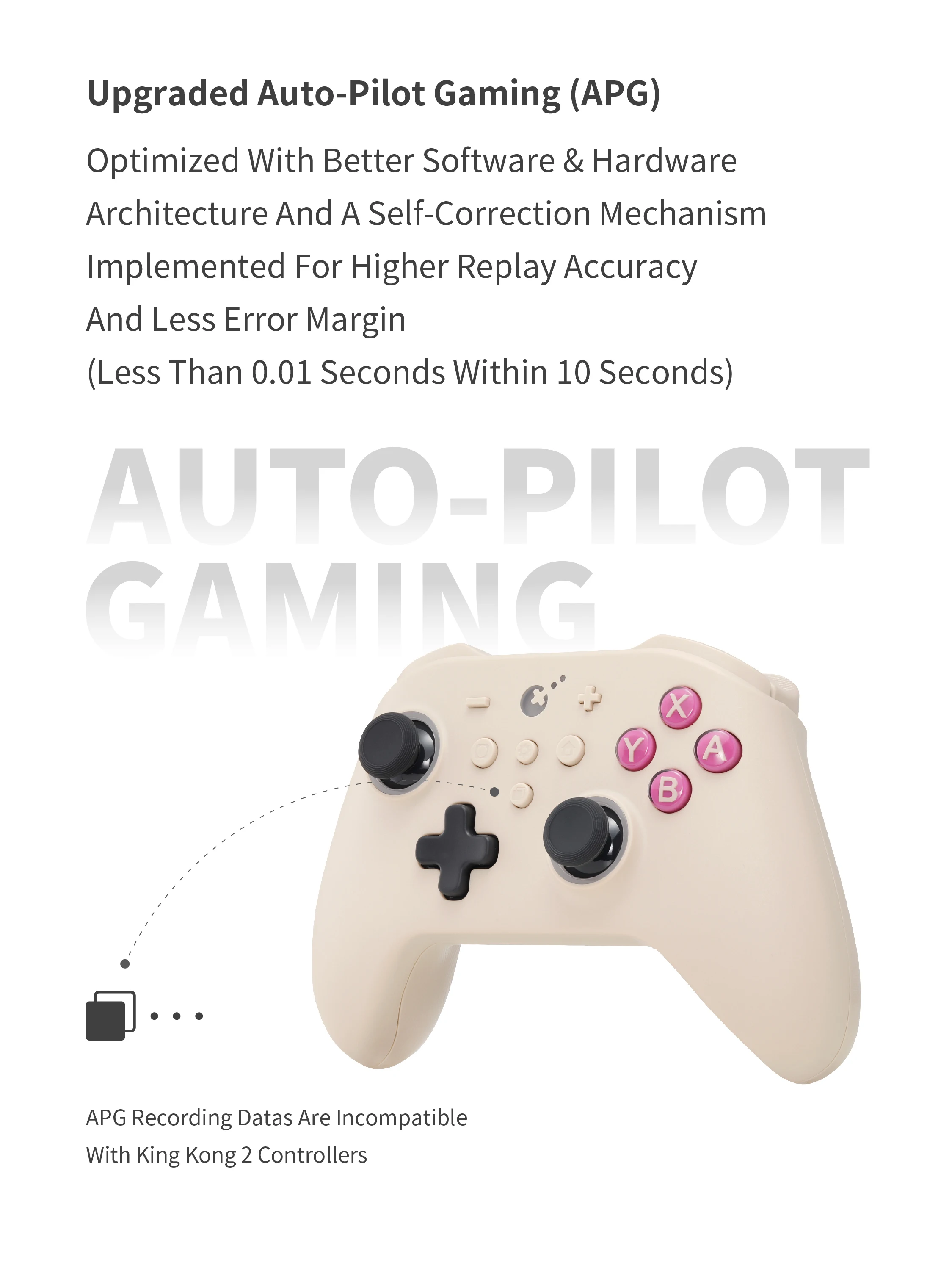 GuliKit KK3 Pro Controller mit Hall-Effekt-Joysticks und Auslöser KingKong 3 NS38 Gamepad für Windows Nintendo Switch Android iOS – Detail 15