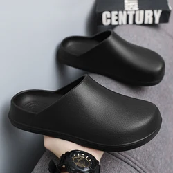 New Kitchen Men's Shoes Casual Mans Slippers Waterproof Oil-proof Work Shoe Explosive Style Male Footwear Summer Mens Sandals