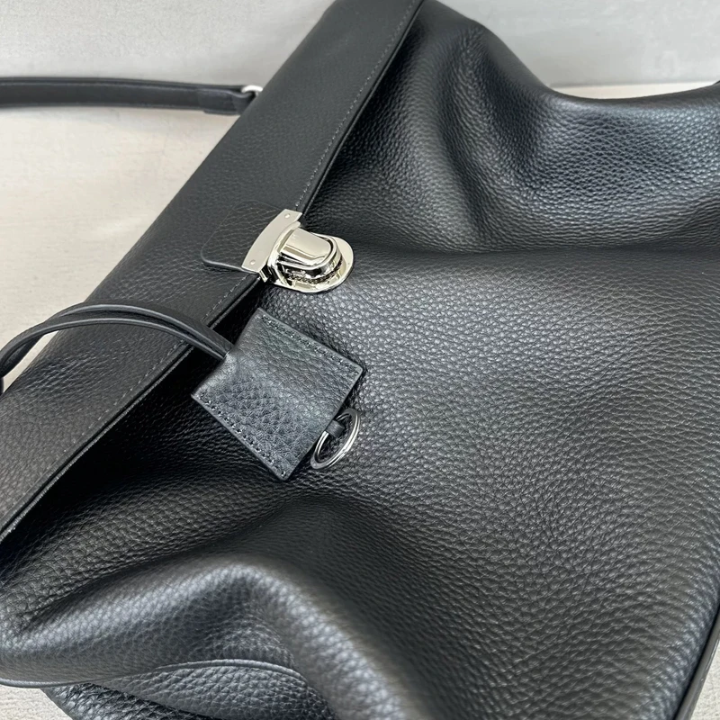 حقائب رسول جلدية أصلية مخصصة بأحرف أولى للنساء حقائب يد ومحافظ فاخرة من تصميم مصمم 2026 جديدة من جلد البقر الطبيعي مع قفل قلاب وحقيبة كتف تحت الإبط جودة عالية ًالشحن مجانا وصول الشحن السريع