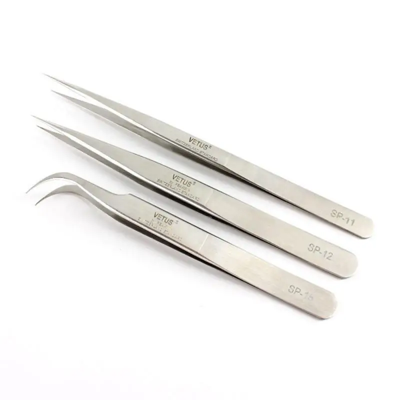 Durable High-quality Sleek Stainless Steel Personal Care Tool Tweezers Popular Choice Sp Series Versatile Innovative Vetus