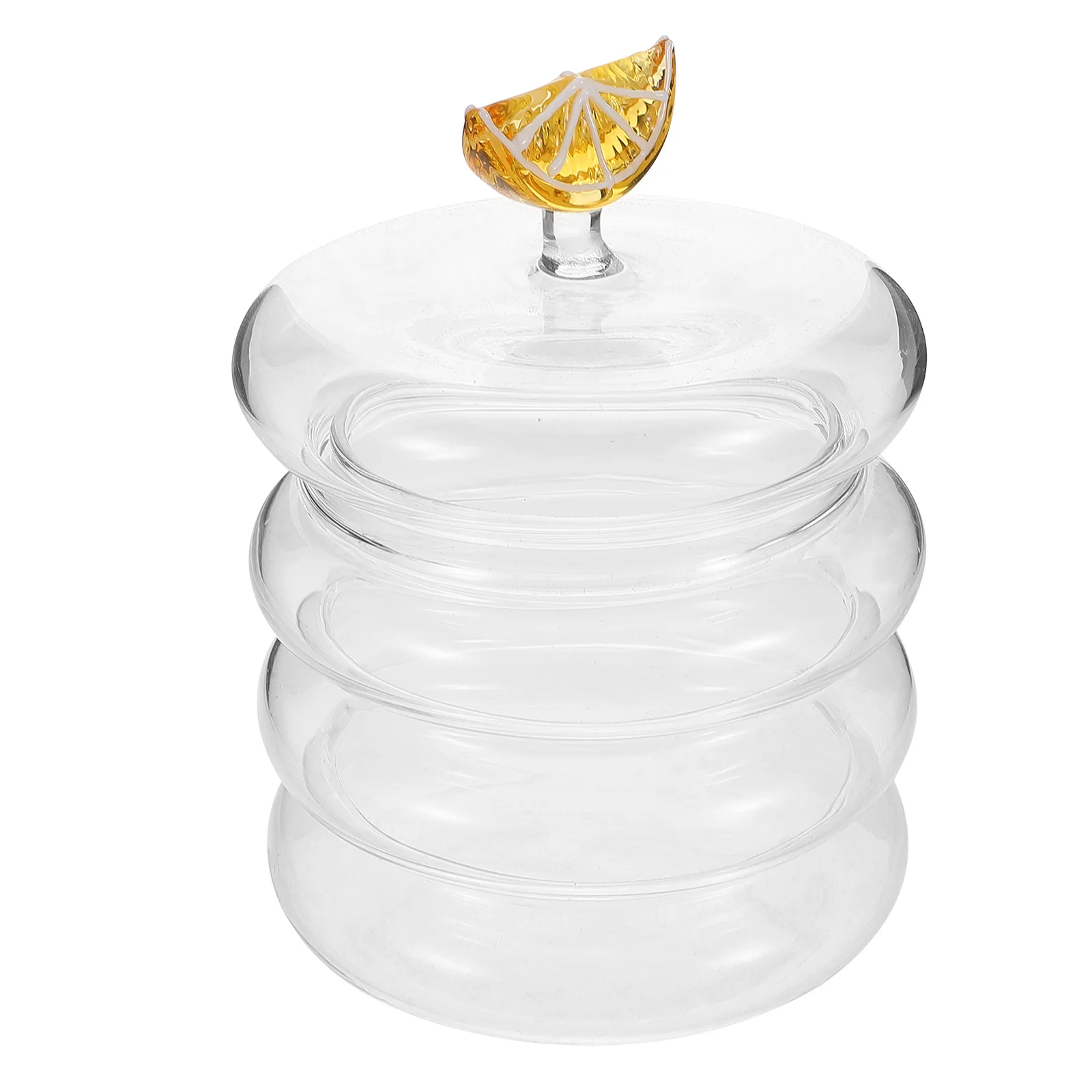 

Glass Candy Container Luxurious Clear Jar with Sealed Lid Nut Snack Storage for Kitchen Home Glass Candy Jar with Lid