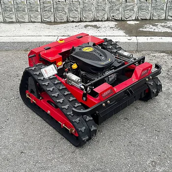 เครื่องตัดหญ้าแบบสายพานติดตั้งบนรถตีนตะขาบ ควบคุมระยะไกล ใช้...