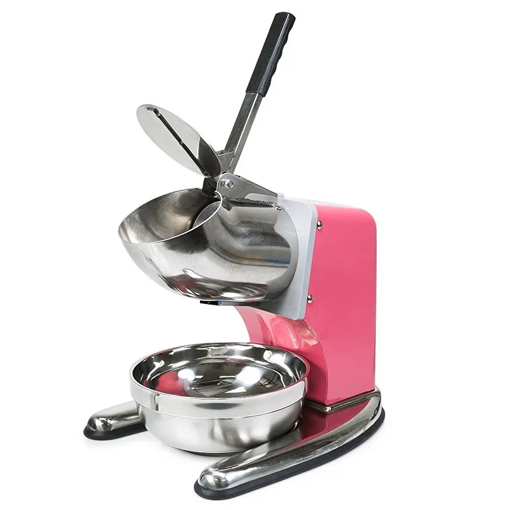 Commercial Snow Ice Machine, 2kg/Minute Output, Slush Bingsu Maker, Snowcone Machine, High Efficiency Shaved Ice Maker