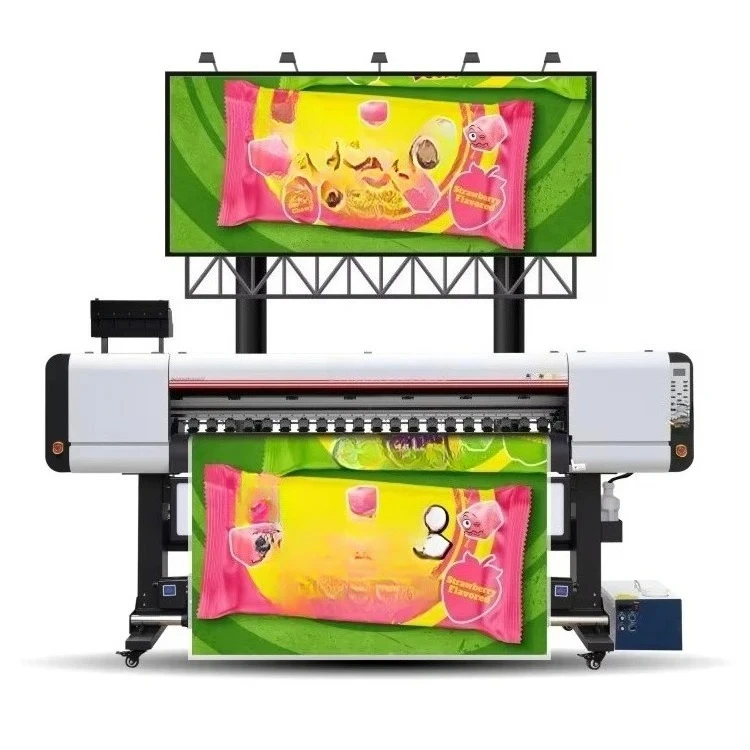 1.8m Size 6ft I3200-U Heads Digital Uv Roll to Roll Printer Printing Outdoor Banner Car Sticker Mesh Vinyl Machine