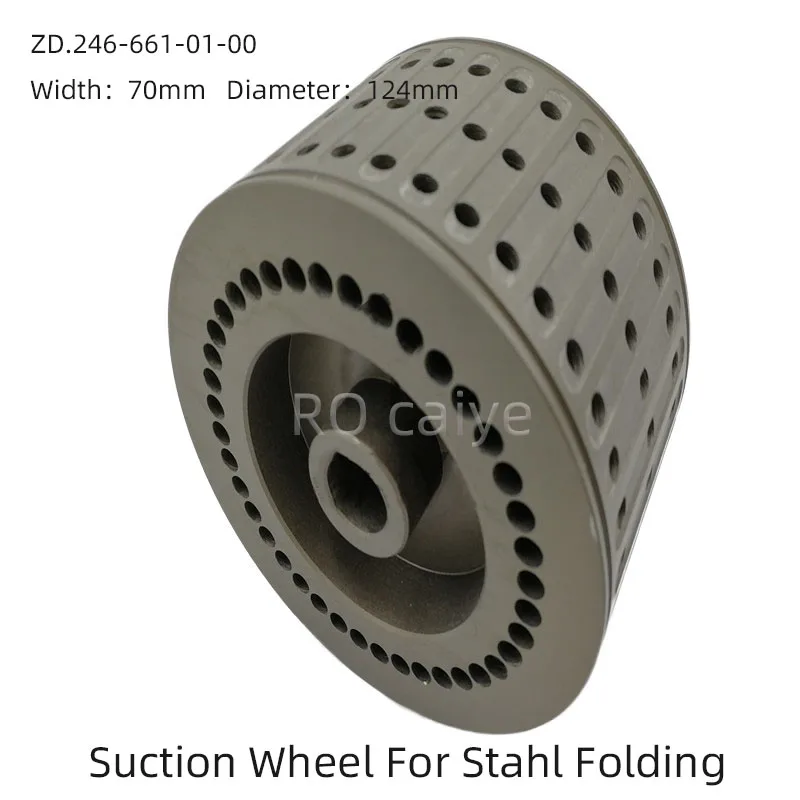 

In Stock 3 Row Hole Suction Wheel ZD.246-661-01-00 246-661-0100 For STAHL Folding Machine 124x70x18mm