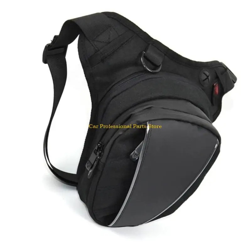 

R53D Adjustable Tactically Leg Pack For Bikers Water Resistant Storage Solution With Ergonomic Fit And High Quality Zippers