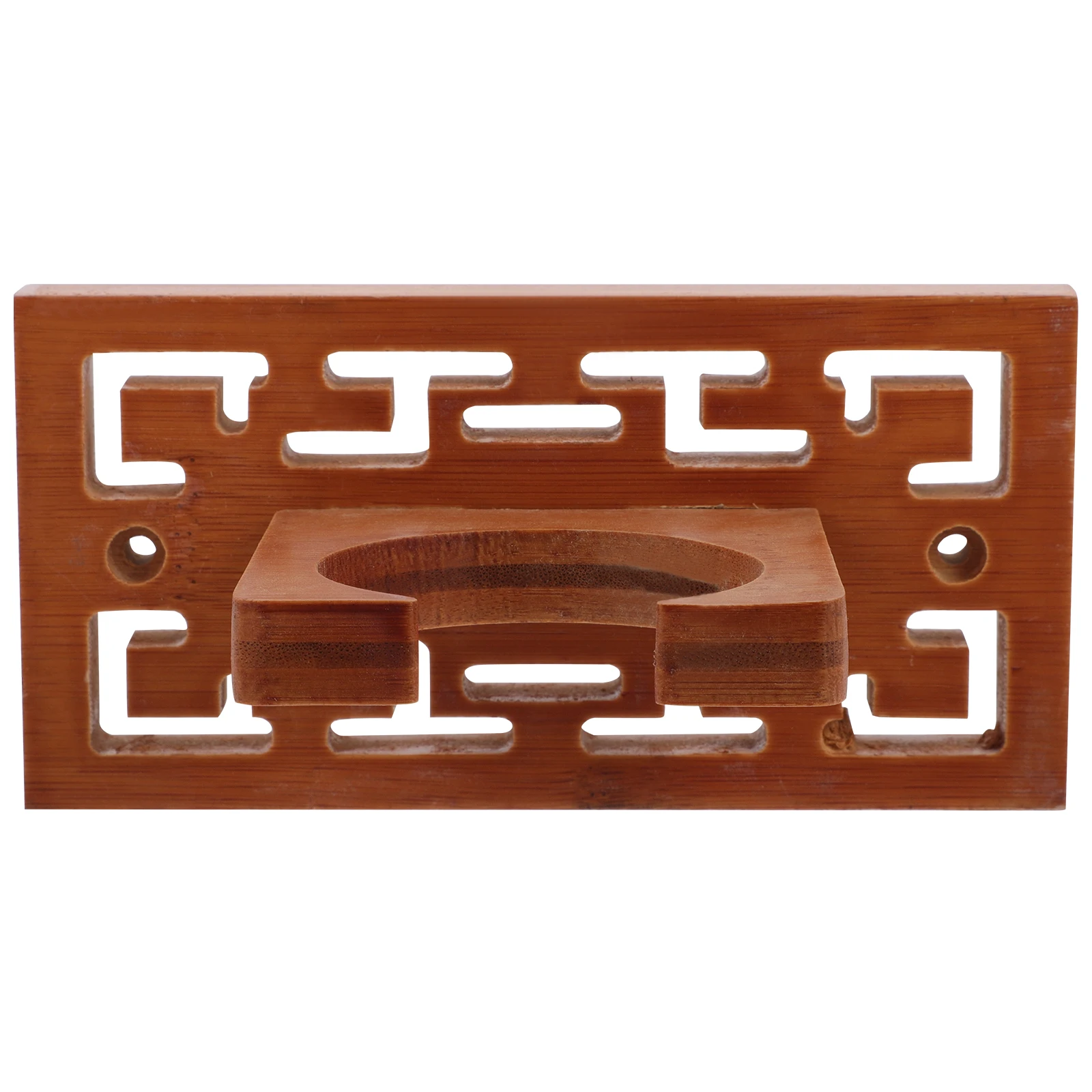 

1 set 1 Set Wood Cucurbit Flute Wall Hook Holder For Erhu Ukulele Brown Sturdy Instrument Hanger Display Storage Gift Accessory