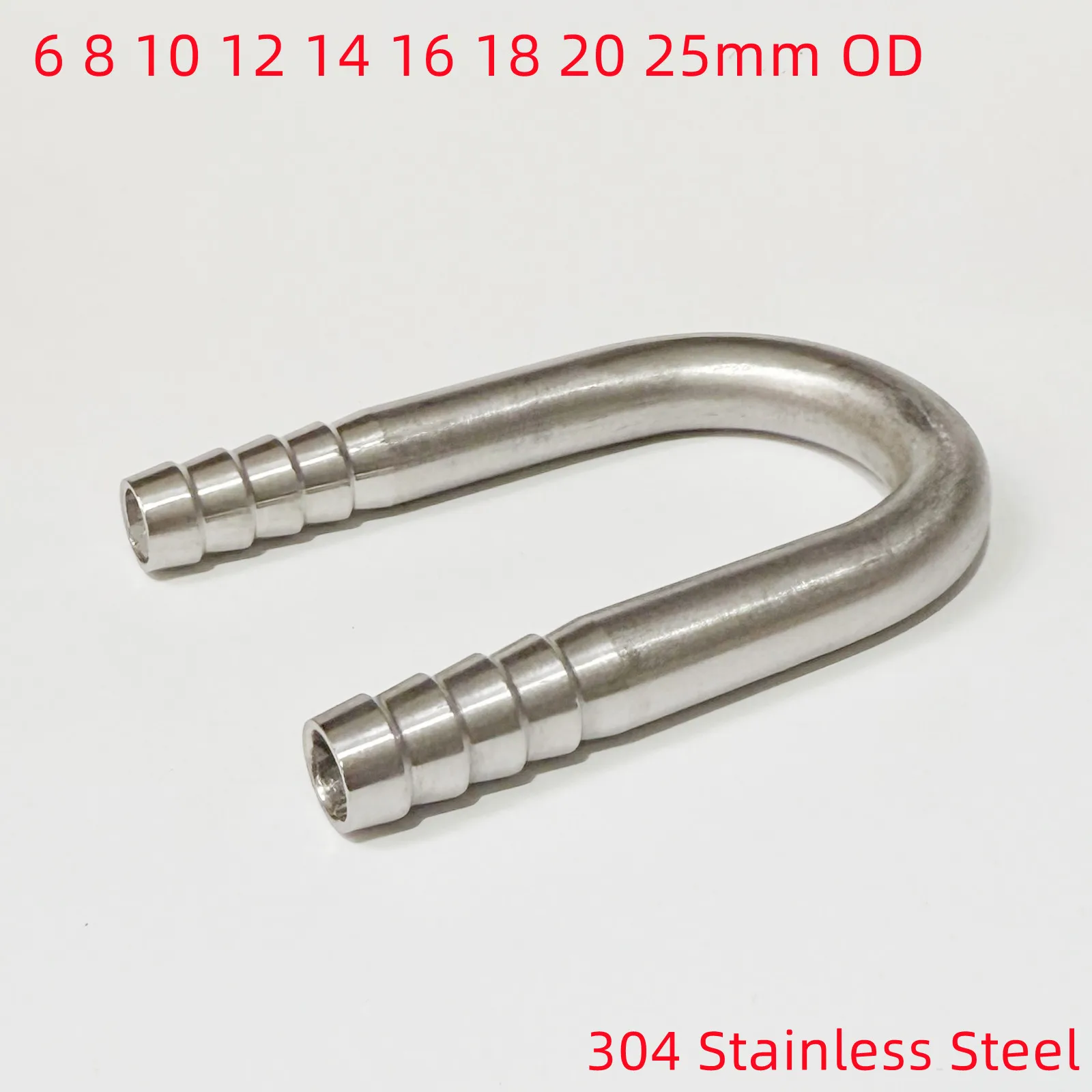 

Шланговый штуцер OD 6, 8, 10, 12, 14, 16, 18, 20, 25 мм, фитинг из нержавеющей стали 304, U-образный соединительный соединитель