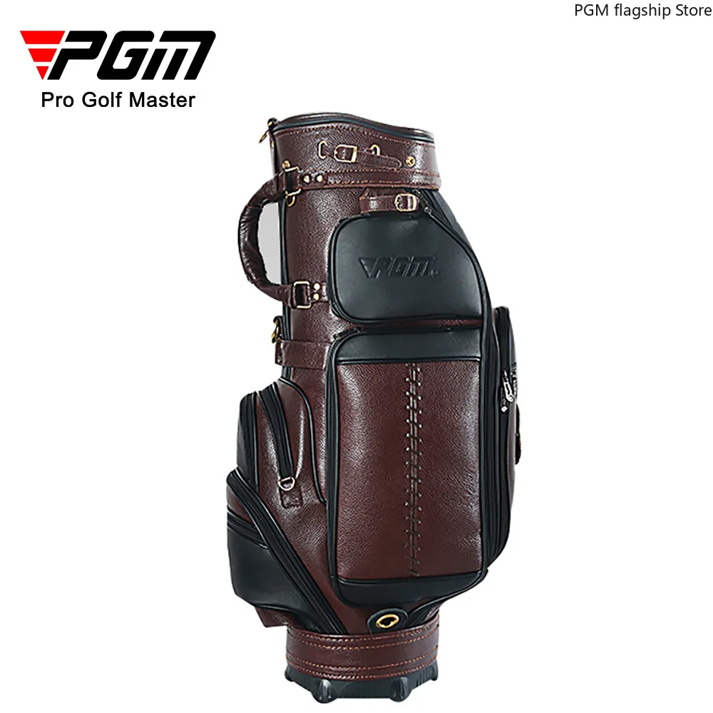 Pgm Golftas Heren Echt Lederen Golftas Qb039