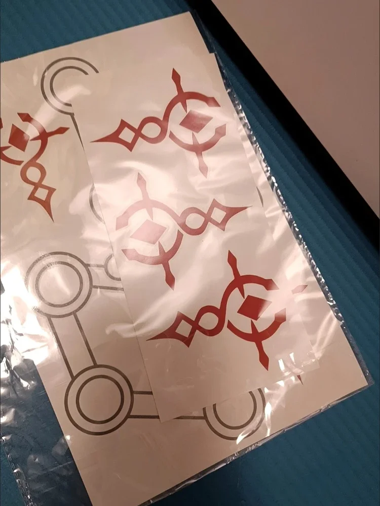 Hot Honkai:Star Rail Anaxa Mydie Coser Cosplay Requisiten Zurück Tattoo Aufkleber Temporäre Tattoo Aufkleber Mädchen Junge Wasserdichte Gefälschte Tatto