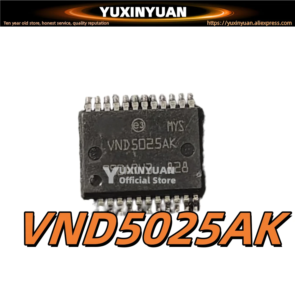 5PCS/LOT /LOT  VND5025AK SSOP24 The automotive computer board controls the turn signal chip