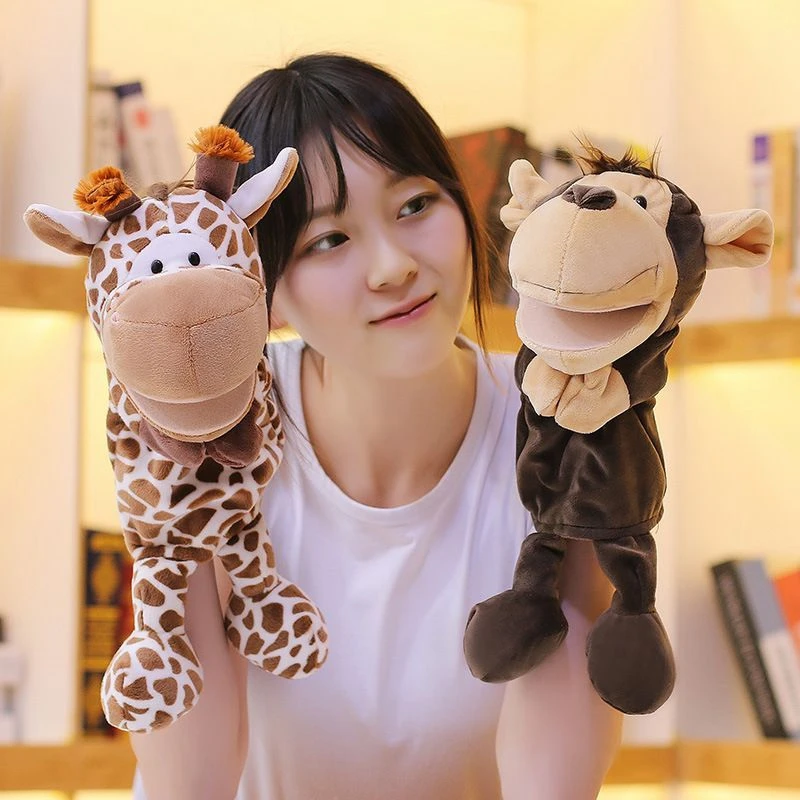 

Animal Series A Variety of Cute Hand Puppet Toys Soothing Ventriloquism Performance Parent-child Activity Storytelling Props