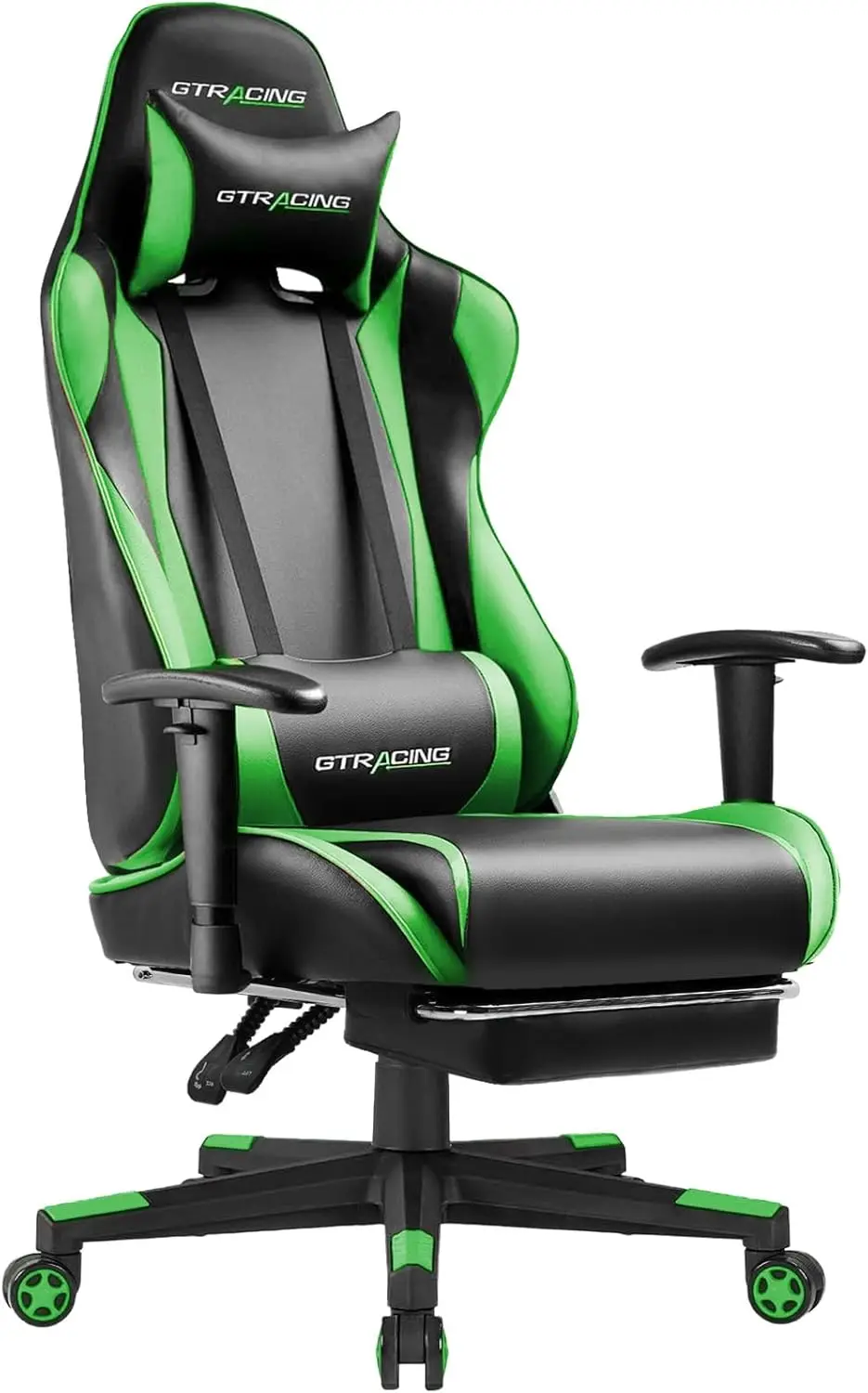 

Gaming Chair With Footrest, Ergonomic Computer Game Desk Chair, Reclining Chair Seat Height Adjustment, Swivel Rocker With