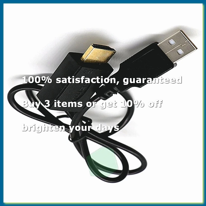 ●Male To Female Connector + USB 2.0 Charger Cable Spliter Adapter Extender