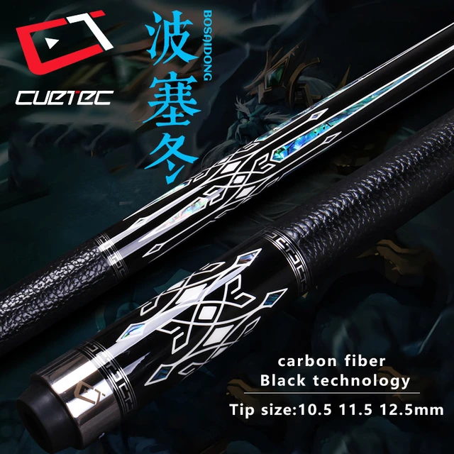 CUETEC Mythical Series-Poseidon Chutek Party Golden Tiger Carbon Fiber  Billiards Cue Nine Balls tip size 10.5mm，11.5mm 12.5mm - AliExpress