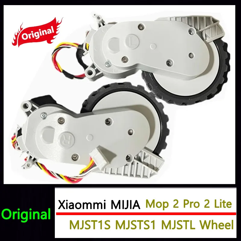 Original Left and Right Wheels Parts Xiaomi Robot Vacuum Mop 2 Pro 2 Lite MJSTL MJST1S MJSTS1 Vacuum Cleaner Wheel Accessories