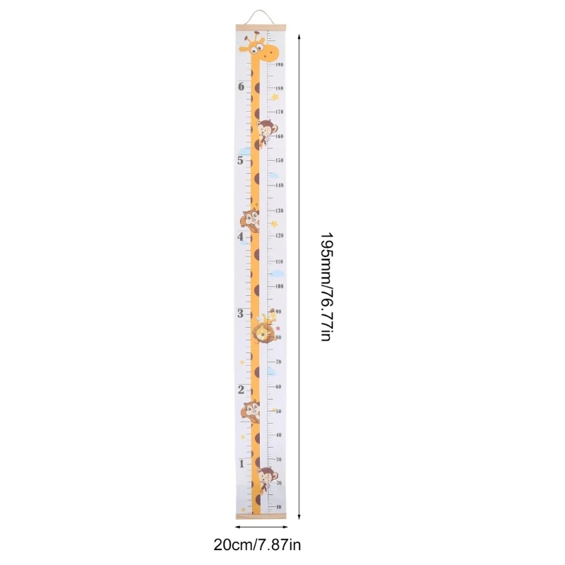 Kx4b tapeçarias parede gráfico crescimento do bebê régua medição altura do bebê removível rolar acima crianças