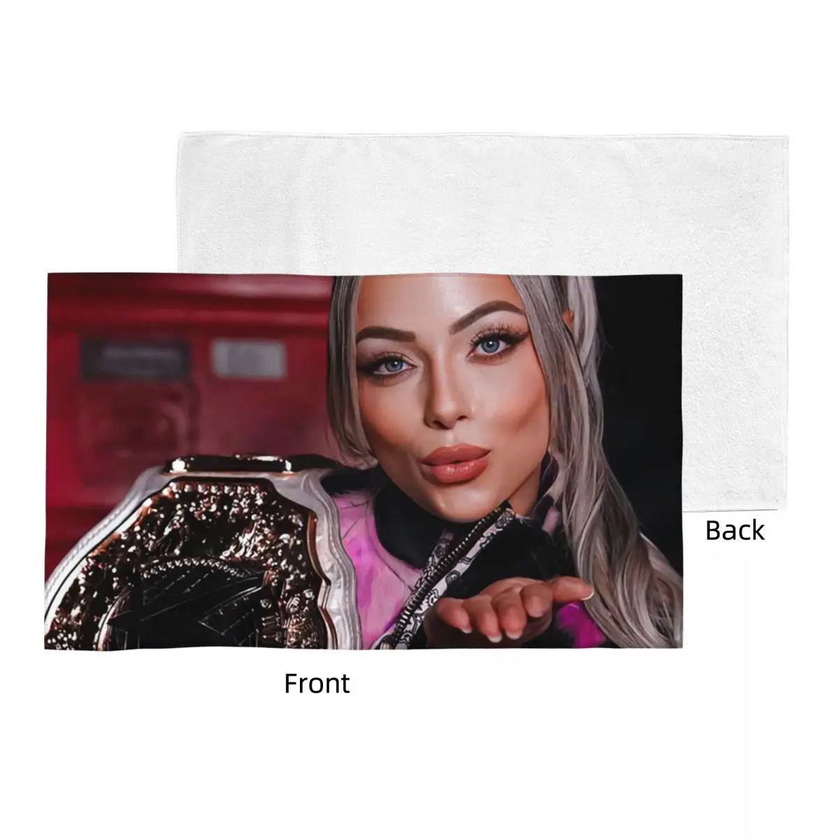 Custom Liv Morgan Soft Face Towel Quick Dry Pool Bath Cotton Towels Absorbent Quick