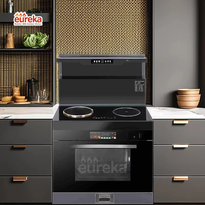 Integrated Kitchen Range Gas Electrical Stove With Oven And Grill Freestanding For Household RV Built-In Ovens Home Appliance